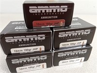 X5 Ammo Inc 10mm JHP ammo - 20 rds per box hollow