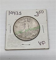Coin - 1943S standing Liberty half dollar  1733