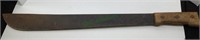 Vintage machete with 18 inch blade    1733