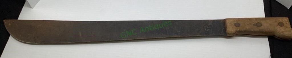 Vintage machete with 18 inch blade    1733