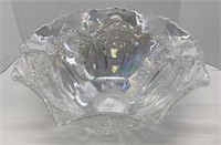 Gorgeous 10 1/2 inch opalescent fruit bowl.   1857