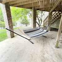 Full Size Hammock & Metal Stand