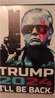 NEW METAL SIGN, TRUMPINATOR. Large approx 12 inch