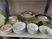 assortment of dishes all for one money