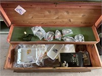 Cedar Chest and Contents 43.5Wx18Dx22H (con1)