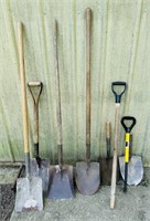 Lot of Shovels, 4 complete