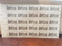 USA sheet of 25 mint stamps 3cents1950s Scott1081