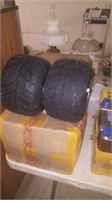 New Pair SunF 11x6.00-5 Go Cart Tires & Rims