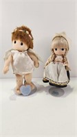 (2) Precious Moments Doll, one is a musical Windup