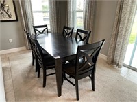 7PC DINING TABLE & CHAIRS