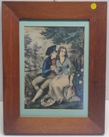 Robert Burns & His Highland Mary Art Piece