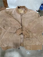 Reed suede leather coat size XL