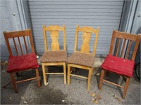 4 Wooden Chairs - Project pieces