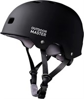 OutdoorMaster Helmet - Skate  Large Black
