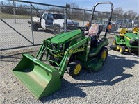 2017 John Deere 1025R Utility Tractor +