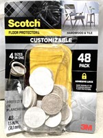 Scotch Floor Protectors *opened Package
