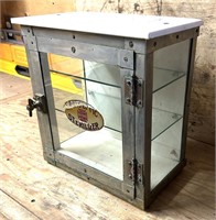 Antique Barber Sterilizer Cabinet