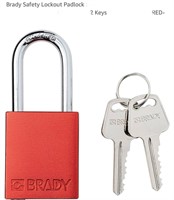 Brady Safety Lockout Padlock 2 Keys