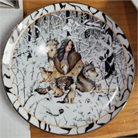 "native harmony " collectore plate w/certificate