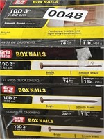 GRIP RITE BOX NAILS 3PK RETAIL $20