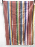 92"x 64" Vtg Mexican Saltillo Blanket Serape