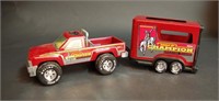 Nylint Toys Metal Saddle Champion Truck & Trailer