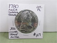 1780 .833 Silver Trade Dollar – Maria Theresa -