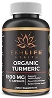EKH Life Health Organic Tumeric 1500mg