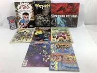 Livres et comics dont Batman, Ghost Rider