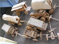 Wooden Toys – Covered Wagons,