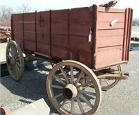 Wooden high sided wagon,