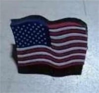 Qty of 50 American Flag Rubber Lapel Pins NEW