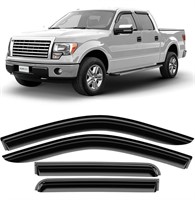 WINDOW VISORS FOR FORD F150 SUPERCREW 2009-2014