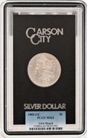 GSA 1882 CC PCGS MS62 Silver Dollar Coin