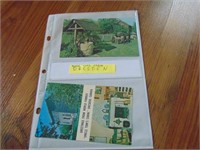 2 Postcards- Uncle Toms Cabin