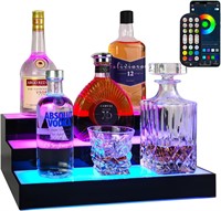 GOH&FTY LED Lighted Liquor Bottle Display Shelf AP