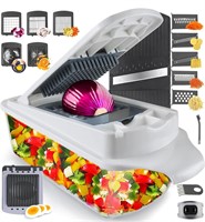 RüK Vegetable Chopper Slicer Onion Chopper Dice...