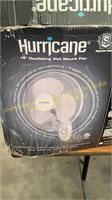 Hurricane 16" wall mount fan