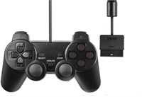 Wired controller for PS2 Playstation 2 (Black)