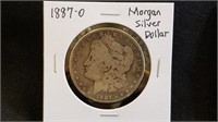 1887O Morgan Dollar