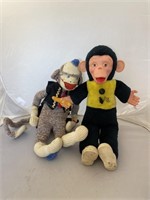 Sock Monkey & Monkey