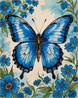 Blue Butterfly 2 LTD EDT Signed Van Gogh Limited