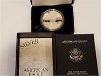 2000 SILVER PROOF AMERICAN EAGLE BULLION COIN