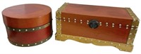 Decorative Red Storage Boxes