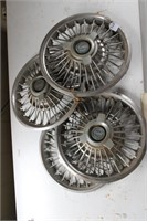 Set of 4 Ford Galaxy Hubcaps