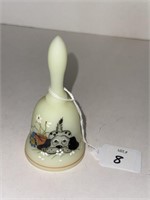 FENTON SMALL BELL WITH PUPPY DOG BY S. BRYAN
