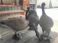 3 - Plastic Goose Decoys