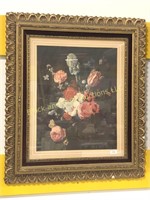 27 x 31 Ornately Framed Floral Print