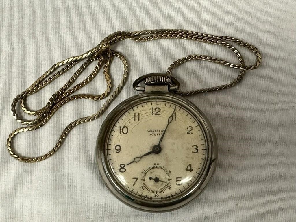 Westclox Scotly Vintage Pocket Watch