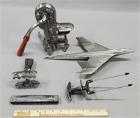 Chrome Collectibles Lot incl Hood Ornament